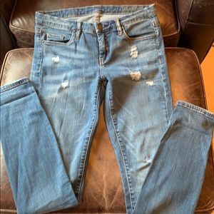 Blank NYC distressed skinny jeans